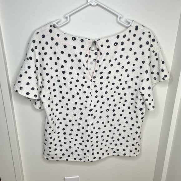 Anthropologie Postmark Polka Dot Women's Top Small Oversized - Picture 3 of 7